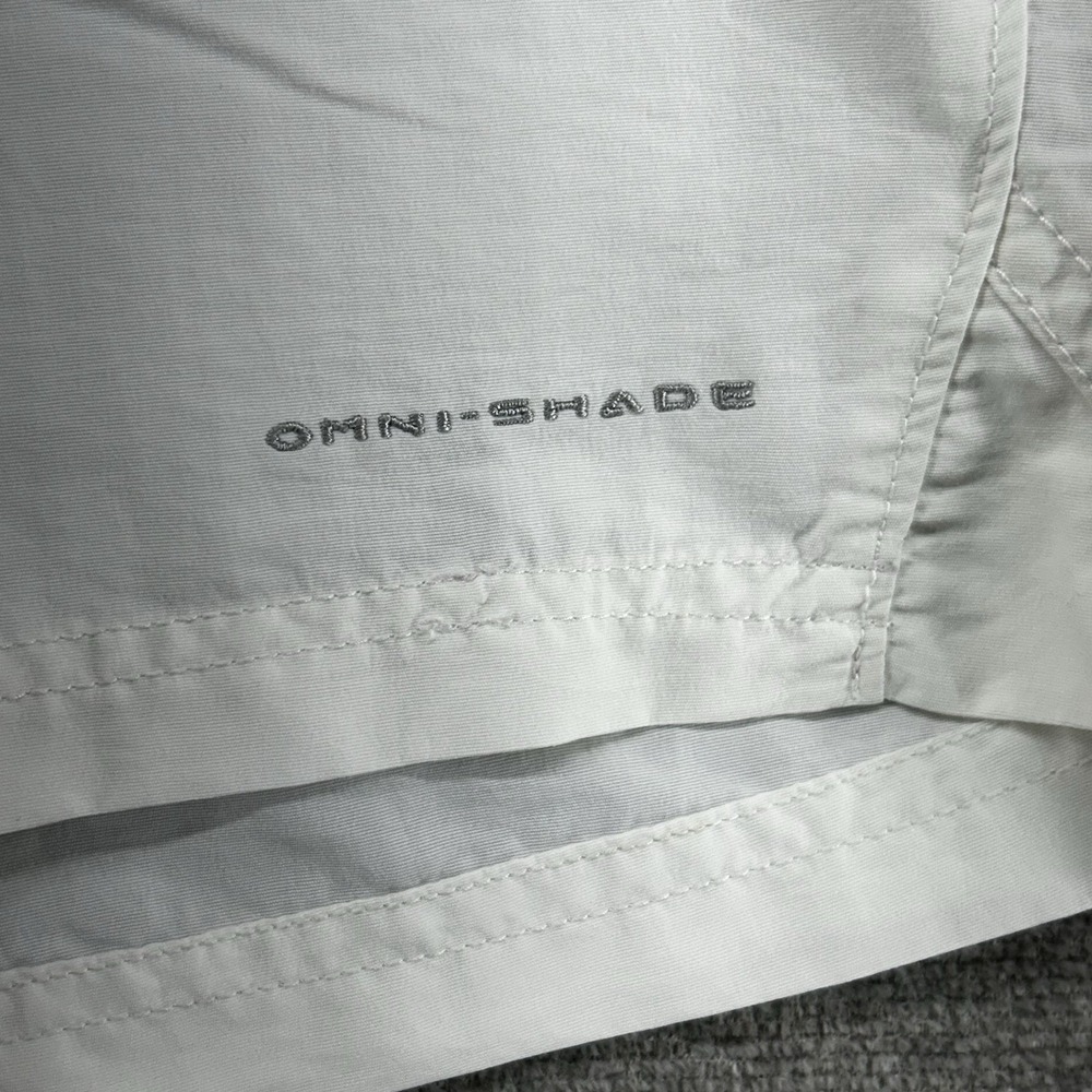 Columbia Omni Shade Shorts Women Size XL White UPF 30 NEW - Picture 2 of 11